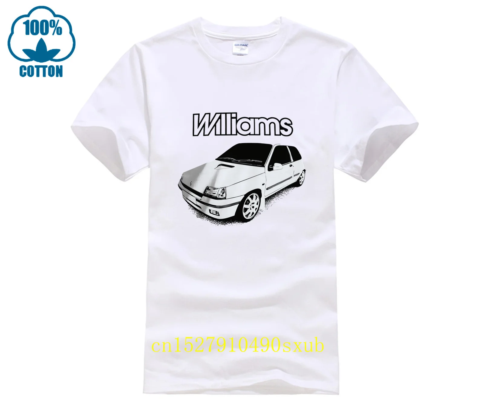 Clio Rs Williams 16S Maglietta Premium In Morbido Cotone Multi Colore S 4Xl Wrc