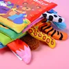 New 3D Visual Tail Cloth Book Baby Tear Resistant Biteable Cognitive Tool Interactive Parent-Child Fun Toddlers Enlighten Toys 2