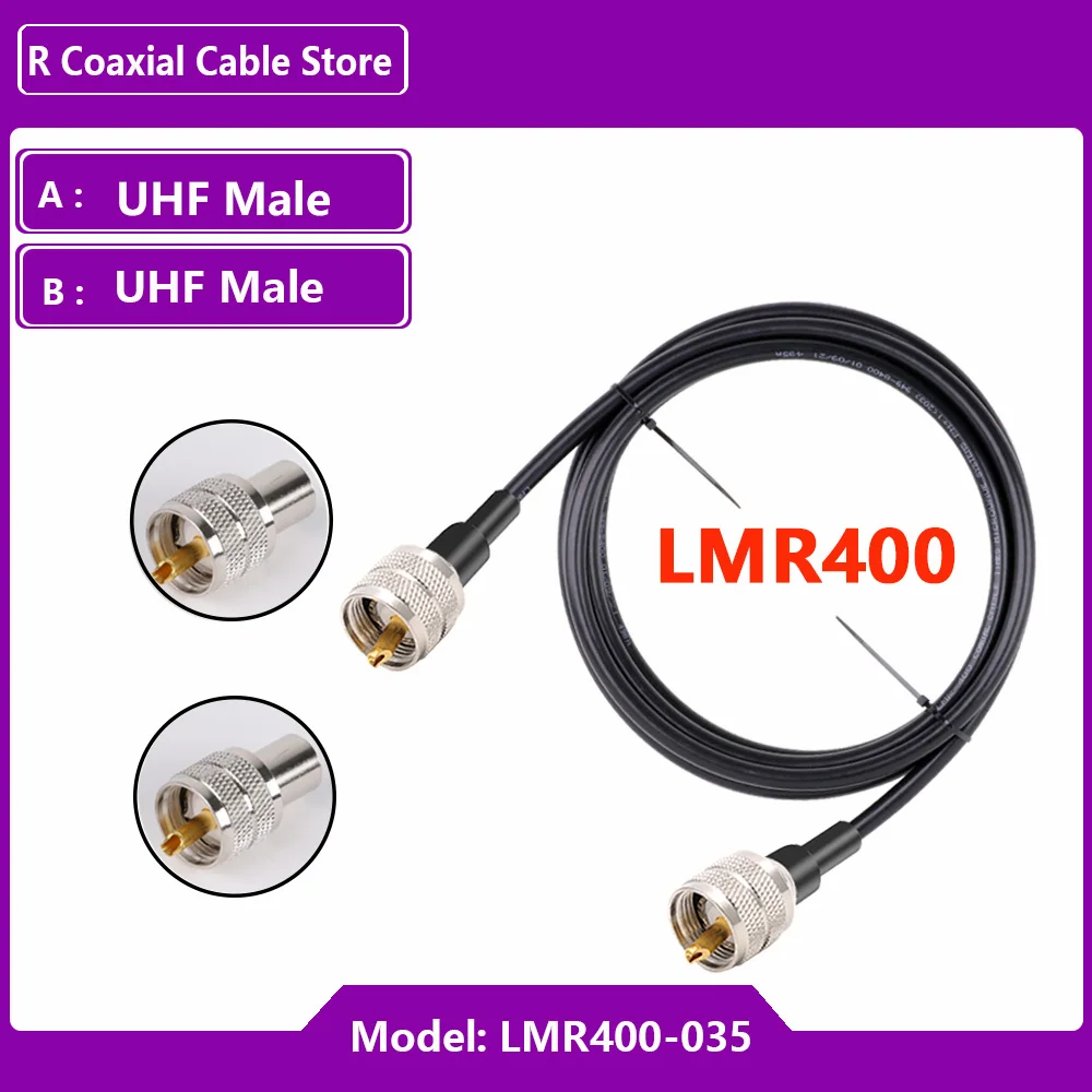 para SO239 UHF Fêmea Pigtail Jumper Presonto