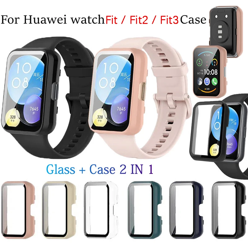 Premium TPU Bumper All-Around Screen Protector for Huawei Watch Fit Series