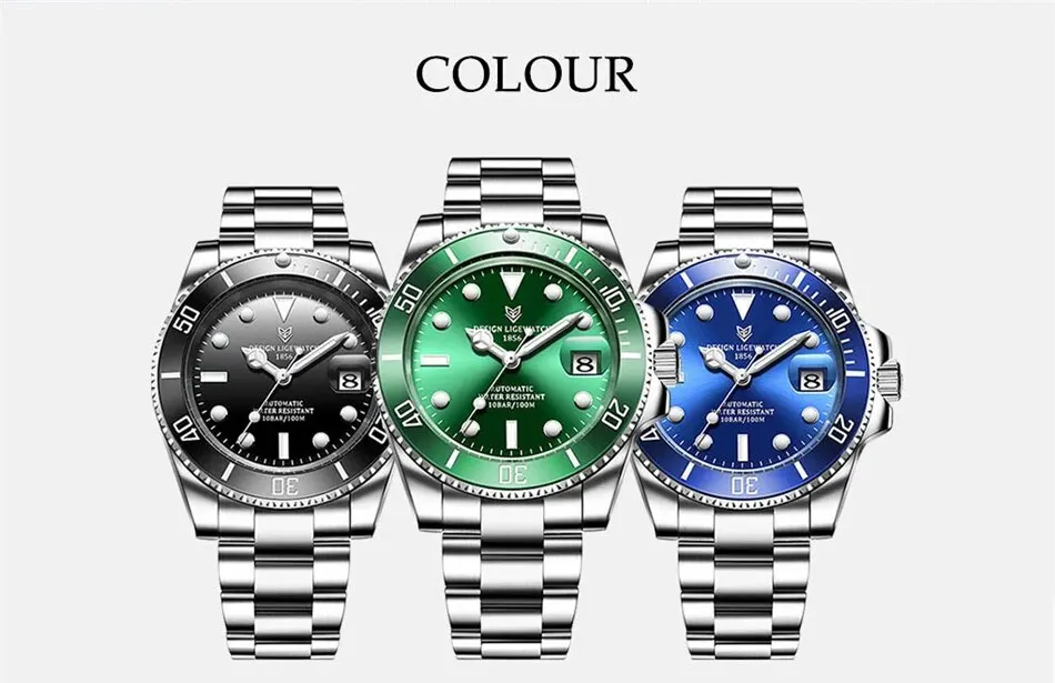 Orologio automatico di lusso di marca superiore per uomo, moda, impermeabile, sportivo, meccanico, orologio da polso casual automatico con data_voghion.com