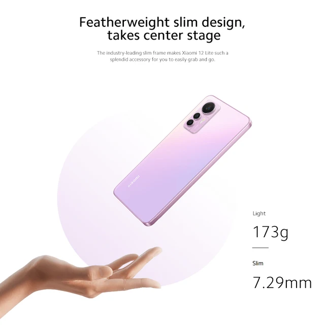 Original Global Version Xiaomi 12 Lite Snapdragon 778G 108MP Triple Camera NFC AMOLED Display 67W Turbo Charging 6