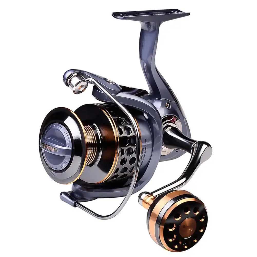 

Spinning Fishing Reel 5.1:1 High-Speed Gear Ratio High Strength Metal Line Spool Casting Spinning Reel For Sea Fishing