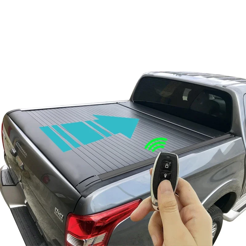 

Top Quality Pickup Accessories Aluminum Truck Bed Cover Tonneau Cover Electric Roller Lid Shutter for Ranger T6 T7 T8 F150
