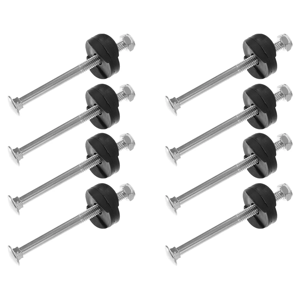 Trampoline Fixation Screws Trampoline Screw Replacement Galvanized Steel Jumping Bed Bolts Nuts Stability Tool 8 Sets trampoline screw replacement
