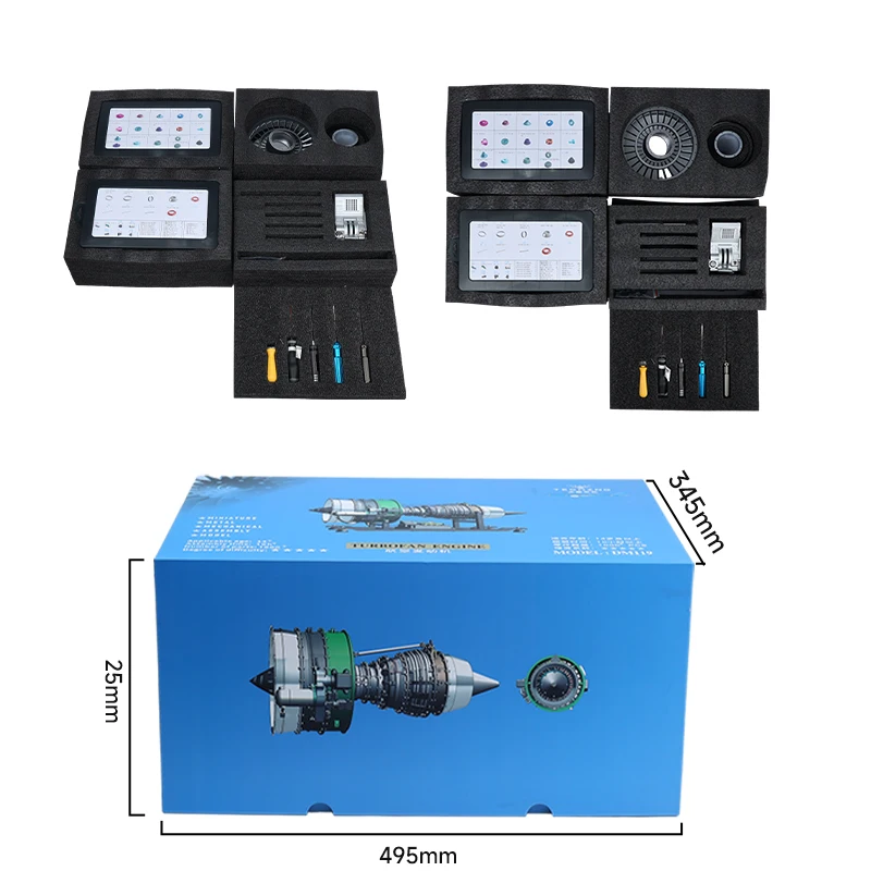 エンジンジェットモーター,ダブルシャフトファン,diyキット,飛行機