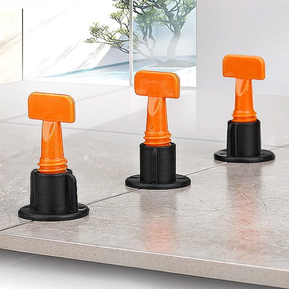 Floor Tile Leveling System Clips Spacers Porcelain Ceramic Leveler Kit For Tile Laying Wall Fixing Construction Tools 51/102 Pcs tile spacers,tile leveling clips,tile leveling tools