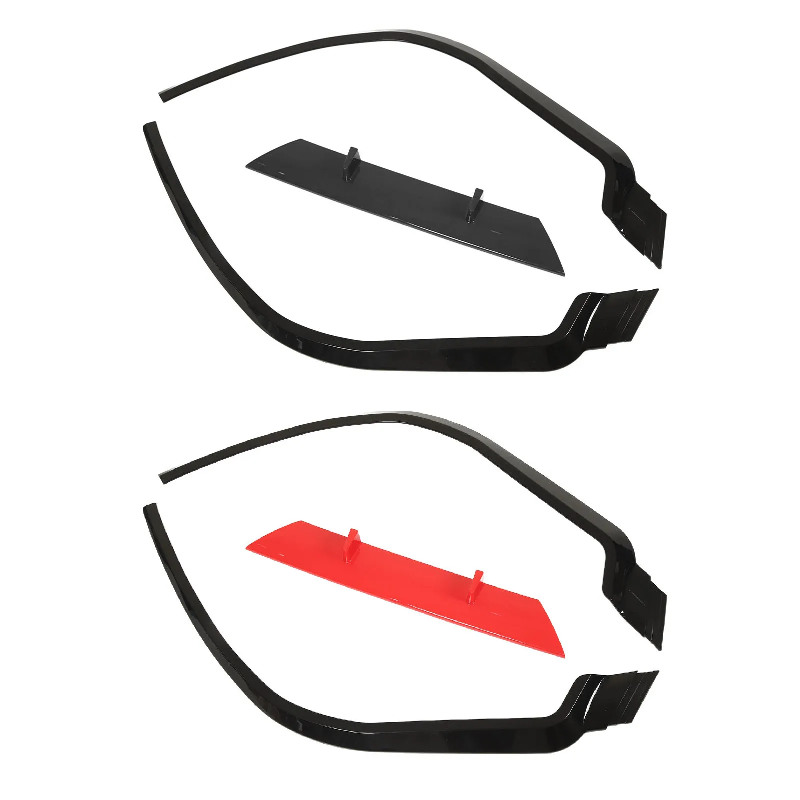 Separador De Parachoques Delantero (spoiler Lip) Para Seat León - 114 Cm, ABS Negro Brillante, Resistente A Impactos