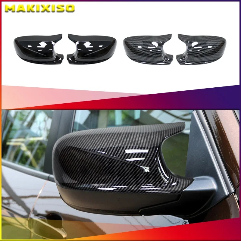

X3 F25 Pre-LCI M style Rearview Mirror Cover Side Wing Rear View Mirror Case Cover Glossy Black For BMW X1 E84 2010 2011-2013