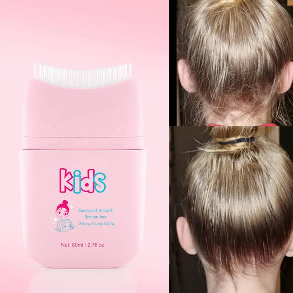 

80ml Hair Wax Stick Rapid Fixed Edge Gel Styling Hair Pink Hair Fluffy Fixed Greasy Care Not Frizz Cream K5L6