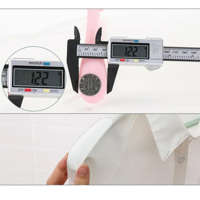 [Futurizmus] Felnőtt Széles Váll Akasztó Extra Vastag Műanyag Csúszásgátló Track Nélküli Háztartás Szárítás Függő Klip Ruhák Nadrágja - Image 3