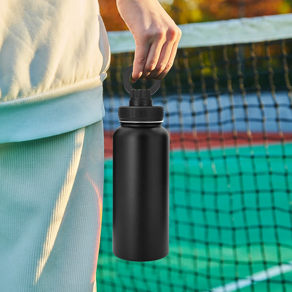아이폰용 스테인리스 스틸 보온병, 누출 방지 스포츠 물병, 이중 벽 진공 절연 물병, 32oz