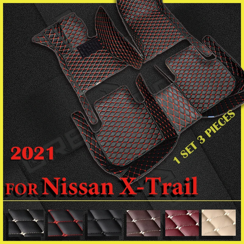 

Автомобильные коврики для Nissan X-Trail, пять сидений, 2021, индивидуальные автомобильные подкладки для ног, аксессуары для интерьера