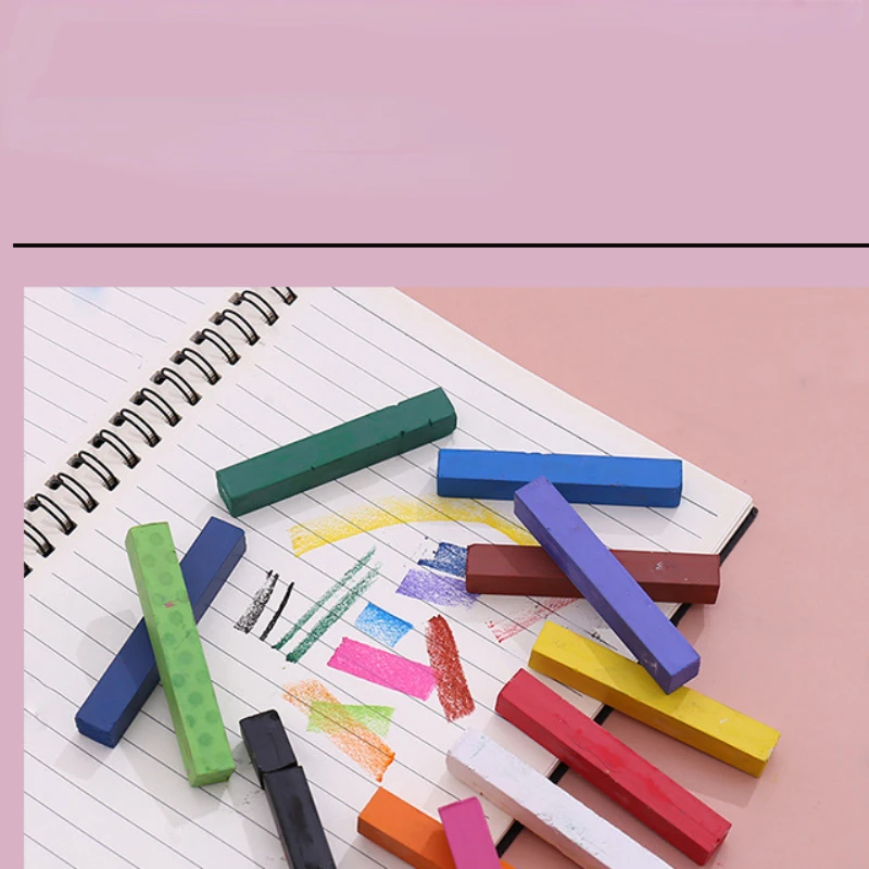 Professional Square 12-color Carbon Stick Paintbrush Sketching Carbon Paint Stick Art Students Special Drawing Sketch Strip