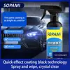 Sopami Car Coating Spray Nano Ceramic Quick Effect Car Coating Agent Spray Quick Coat Car Wax Polish Spray Car Protection 2