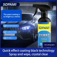 Sopami Car Coating Spray Nano Ceramic Quick Effect Car Coating Agent Spray Quick Coat Car Wax Polish Spray Car Protection 2