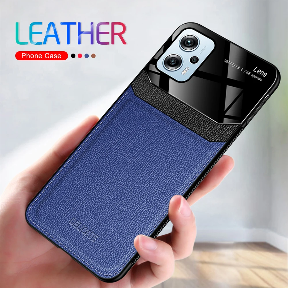 Cover posteriore in plexiglass in pelle per Xiaomi Poco F4 F 4 PocoF4 5G TPU Soft Frame antiurto Proteggi Fundas Poxo Poko Little_voghion.com