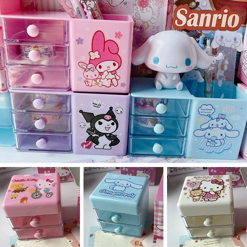 Desktop Organizer Hello Kitty Toy Box Storage Sanrio Hello Kitty