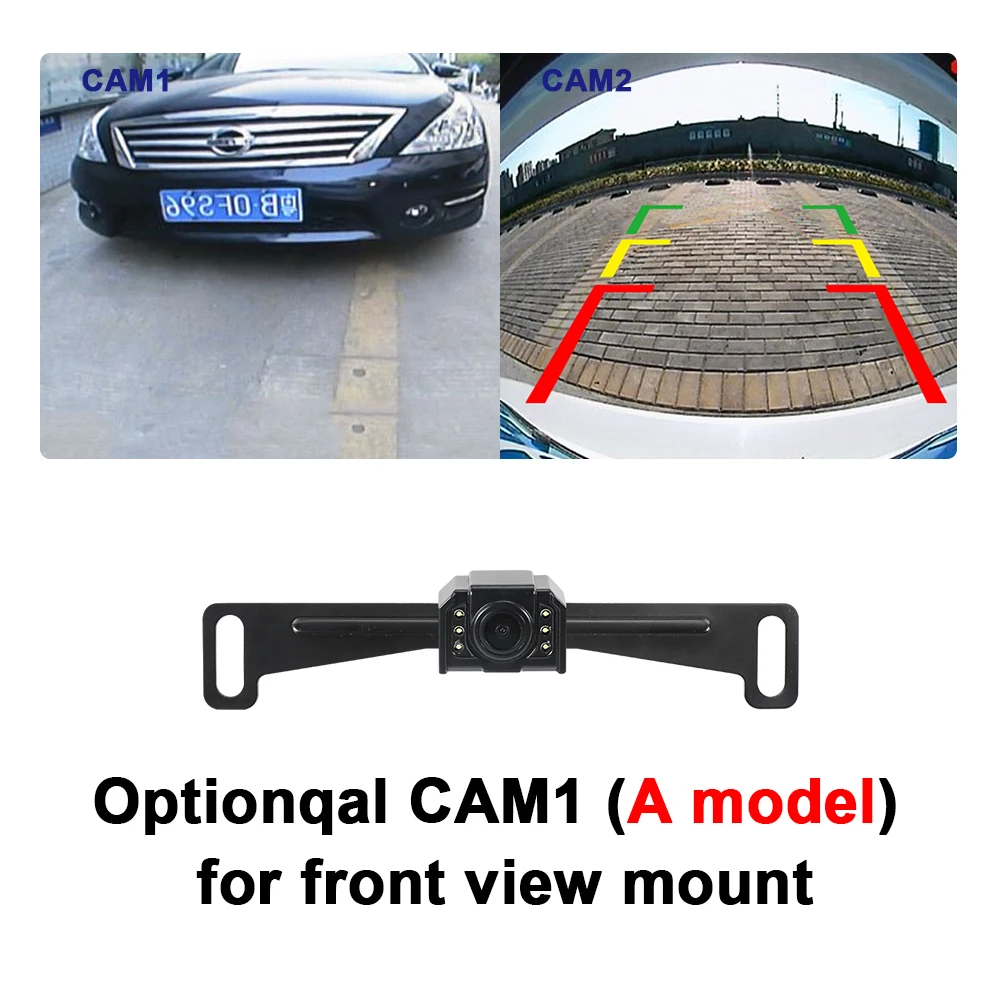 Car Wireless 5-inch Monitor Rear View Reversing Camera Can Receive Signals Within 300M, with Digital Signal Automatic Parking headrest screen Car Monitors