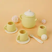 Children's Home Tea Set Afternoon Tea Kitchenware Set Simulated Kitchen Toys Children's Montessori Sensory Enlightenment Toys 1