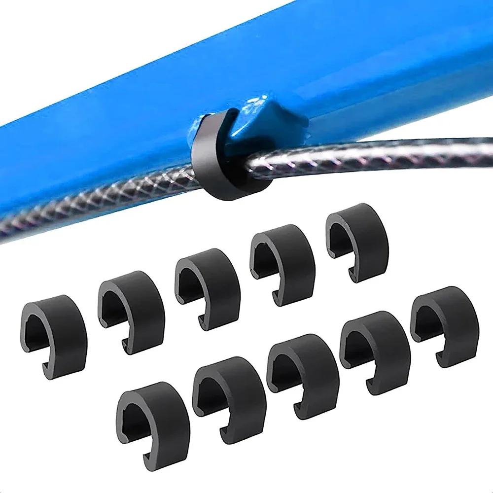 Description Picture 2 of itemBike C Clips Housing Guide C Type Clips for Brake Derailleur Shift Cables  Hose Buckles  Clamps for MTB Road Bicycle