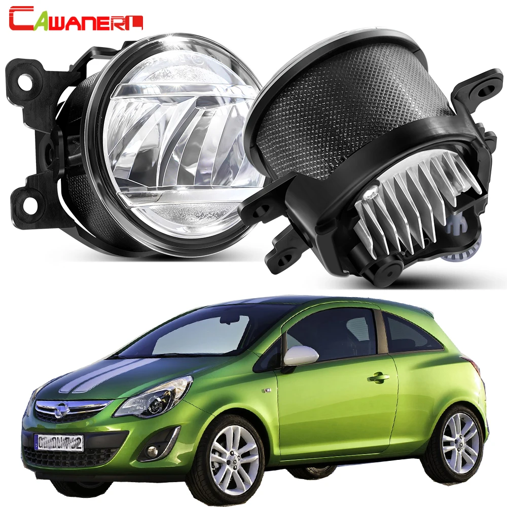 2X30W H11 Led Fog Light Assembly Upgrade Car Front Fog Driving Lamp High Bright Per Opel Corsa D Hatchback 2007-2015