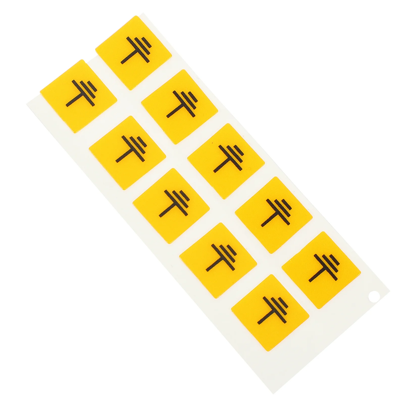 Security Stickers Electrical Ground Sign Grounding Safety Warning Labels 10 Pcs