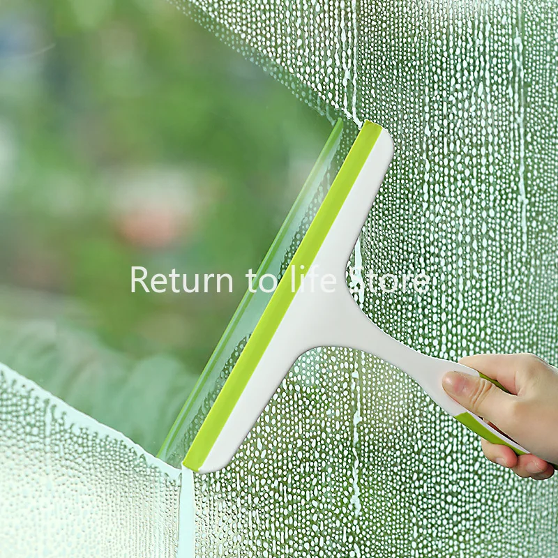 

Window Glass Cleaning Squeegee Blade Wiper Cleaner Home Shower Bathroom