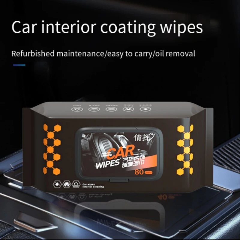 Car Interior Wipes Glass Leather Interior Refurbished Instrument Steering  Wheel Sofa Maintenance Clean Care Wet Wipes - AliExpress