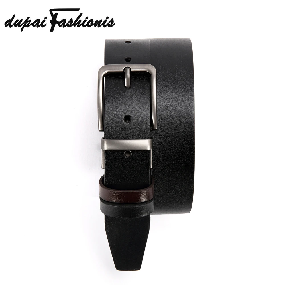 DUPAIMensLeatherBeltHighQualityLeatherBeltMenMaleGenuine