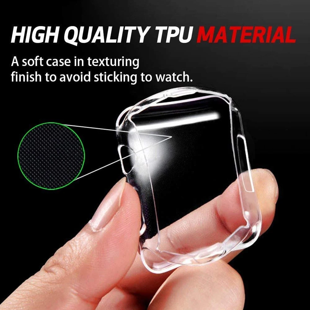  ġ ̽, ũ ȣ Ʈ HD  TPU    ȣ Ŀ, 44mm, 45mm, 40mm, 41mm