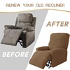 Polar Fleece Recliner Sofa Cover Elastic All Inclusive Boy Chair Cover Relax Armchair Sofa Cover Furniture Cover For Living Room 5