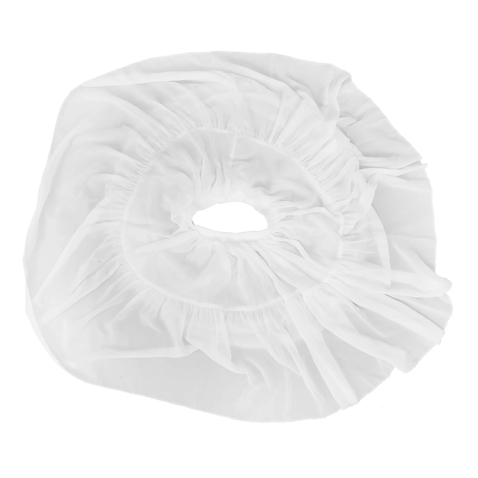 Pannier Tulle Skirt Adjustable Petticoat Gauze Underskirt White Costume Women's