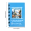 Watercolor Paper- 30 Sheets 5 x 8.5-inch Cold Pressed Watercolor Pad - 140LB/300GSM Art Paper Block for Watercolor Gouache Ink 6