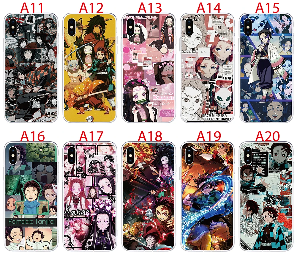 Custodia Per Sony Xperia 10 Iii Lite Pro I Ace Ii M2 Silicone Demon Slayer Coque Shell Custodia Per Telefono Per Sony M2 Aqua