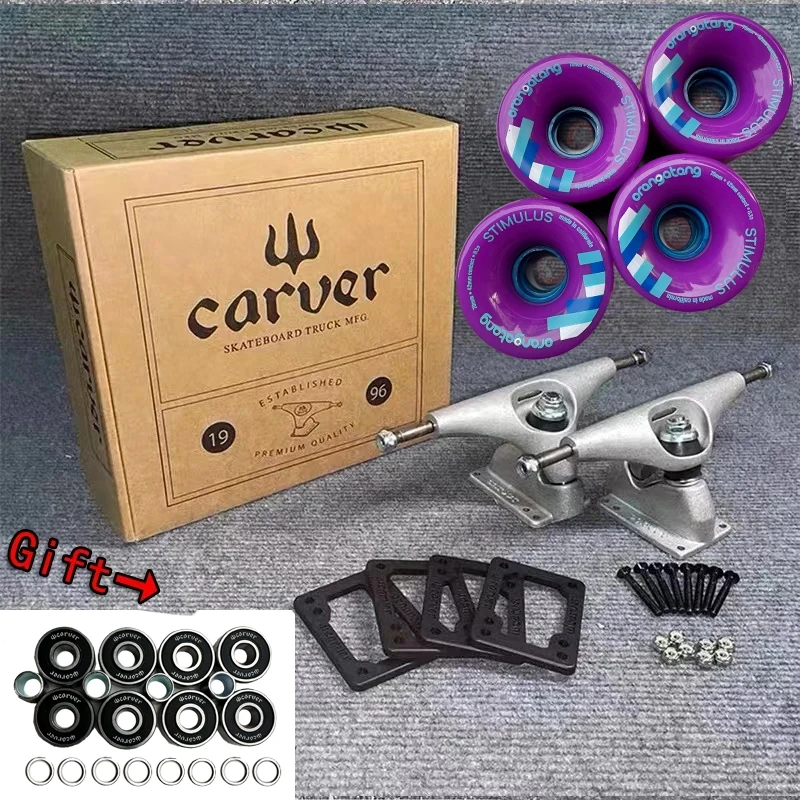 Carver-CX4 Surf Skate Truck, Surf Skate Skate, Longboard Truck, Long Board, Suporte de direção