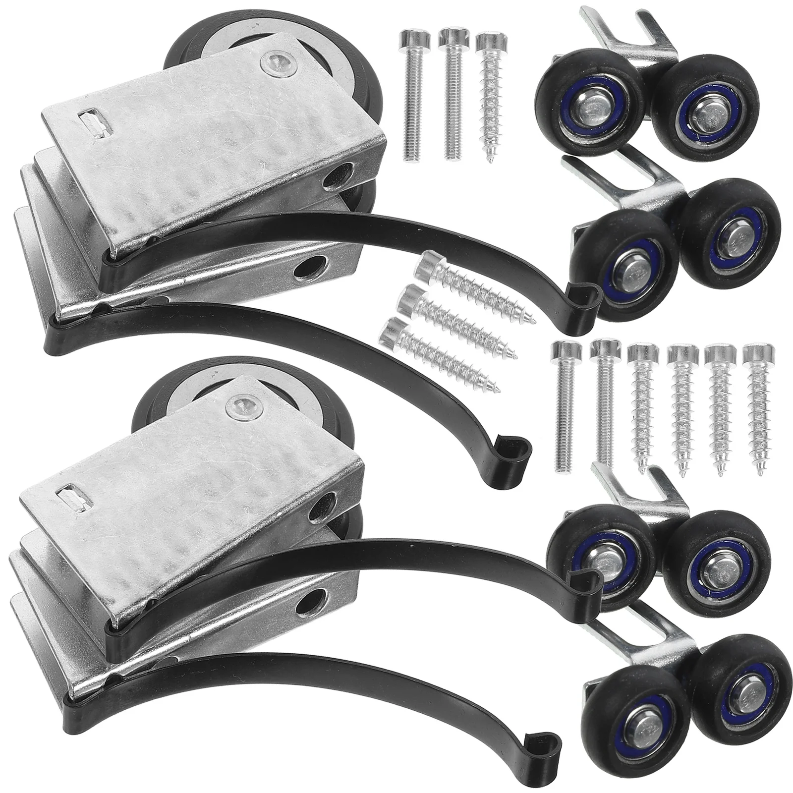 Sliding Door Pulley Metal Roller Pulleys Glass Rollers Cabinet Guide Doors Last Round Mute Nylon Cold Rolled Steel Wheels
