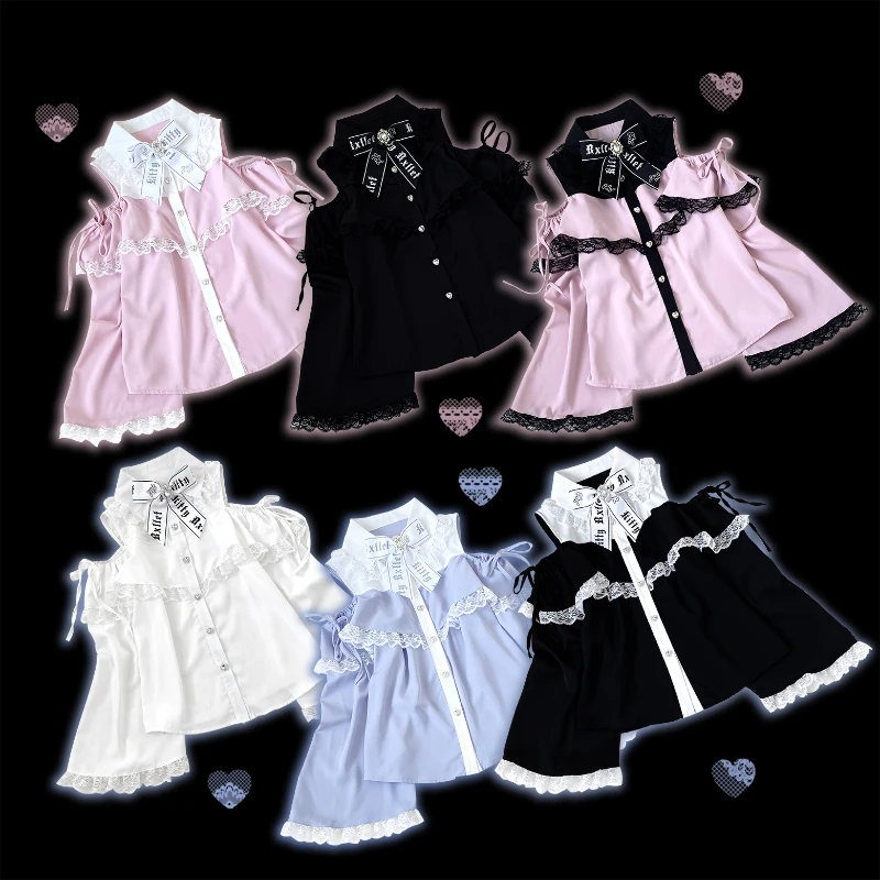 Japanese Patchwork Oversized Women's Coat – Y2K Lolita Ruffle Jacket