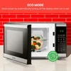 Desktop microwave oven 0.7 cubic feet stainless steel microwave oven 700 watts, with 10 power levels and mute function 6