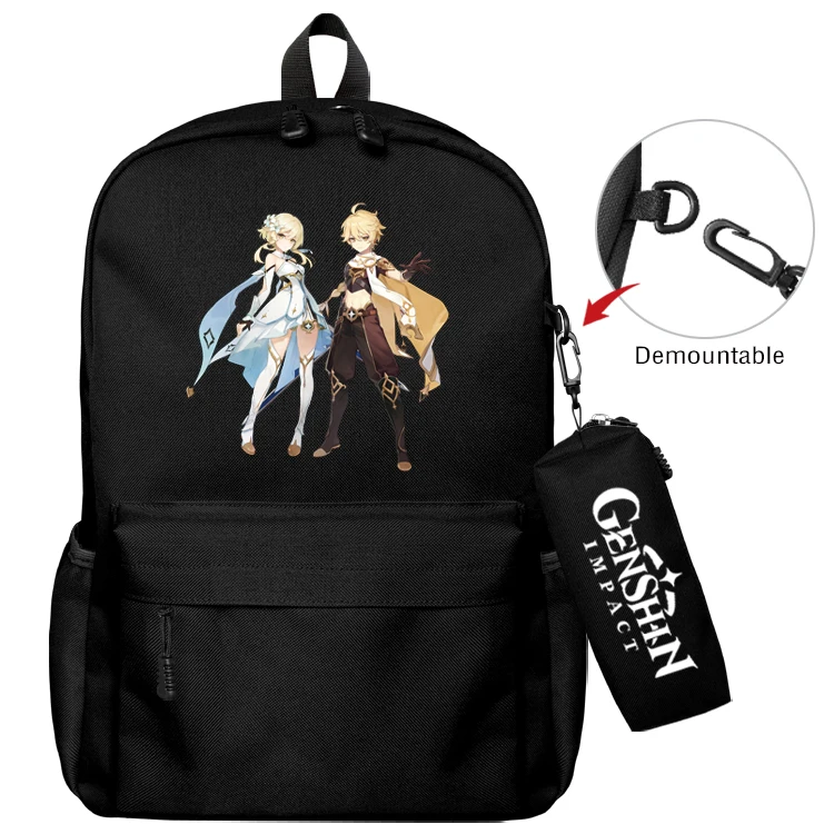 

Genshin Impact Cosplay Backpacks Boys Girls Students School Bags Teenage Cartoon Laptop Knapsack Travel Bags