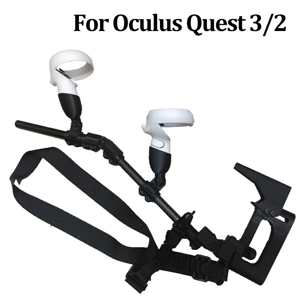 

For Oculus Quest 3 Controller Shooting Stand FPS Game Holder, Adjustable Virtual Gunfight Assistance Bracket, for Quest 2 VR