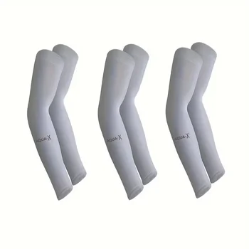 3pcs ice sleeves men\'s sun protection sleeves women\'s summer sun protection sleeves ice silk sleeves outdoor cycling gloves arm 4