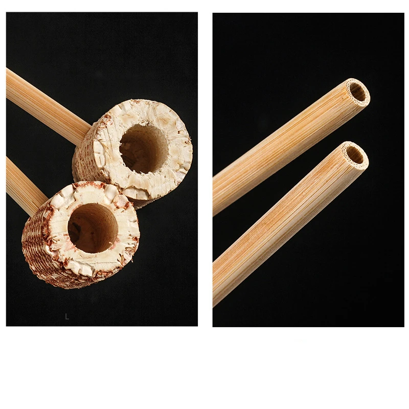 1pcs Corn Cob Pipe With Bamboo Mouthpiece Natural Disposable Smoke for Tobacco Corncob Smoking Pipe 4