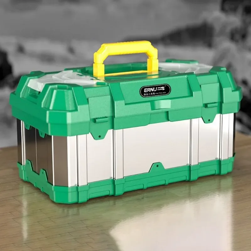 Household Portable Empty ABS Tool Box Waterproof Plier Wrench Mechanical Workshop Storage Hardware Thickened Products Toolbox 3