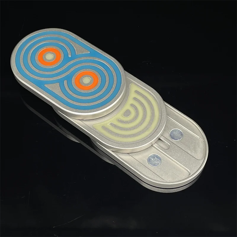 Multiple Directions Fidget Slider Stainless Steel Haptic Slider Metal EDC Fidget Toys ADHD Tool Stress Relief Toys Office