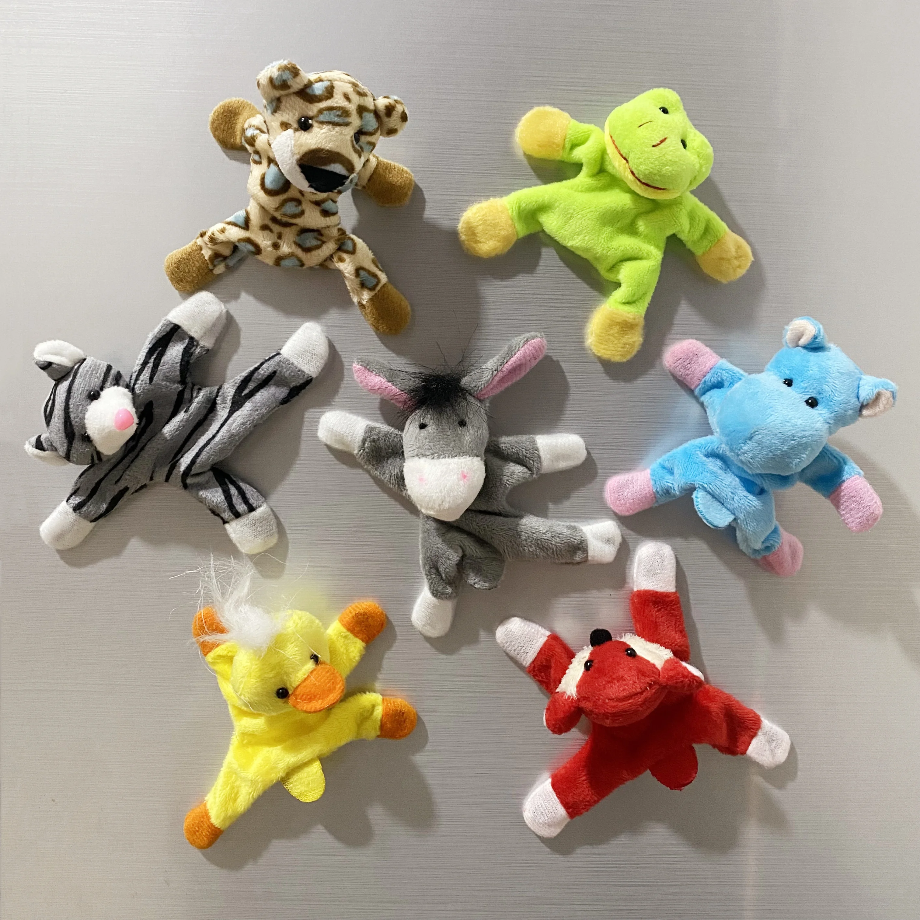 1 X Cute Animal Refrigerator Magnet Stickers Plush Fridge Magnet Sticker Children Birthday Gift magnetic fridge stickers