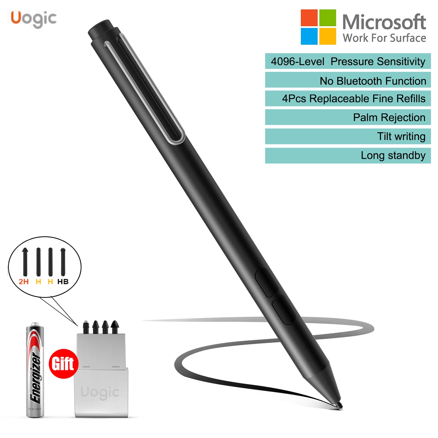 Active Stylus Pen For Microsoft Surface Pro 7 6 Surface Book 3 GO Laptop  Studio for HP ENVY X360 ASUS Vivobook For DELL Acer 5