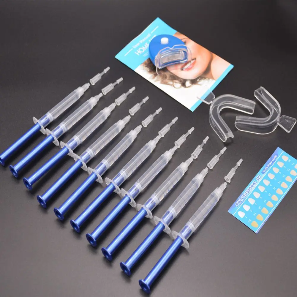Teeth Whitening Gel Kit Oral Hygiene Care Teeth Whitening Tool Filtered Light Removes Plaque Stains Teeth Bleaching Tool