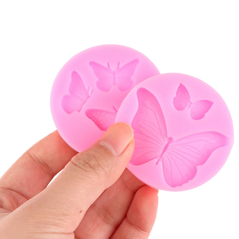 1Pc Butterfly Silicone Molds Mini Butterfly Cake Fondant Mould DIY Chocolate Candy Cupcake Topper Decoration Desserts Mold cake mold silicone mold