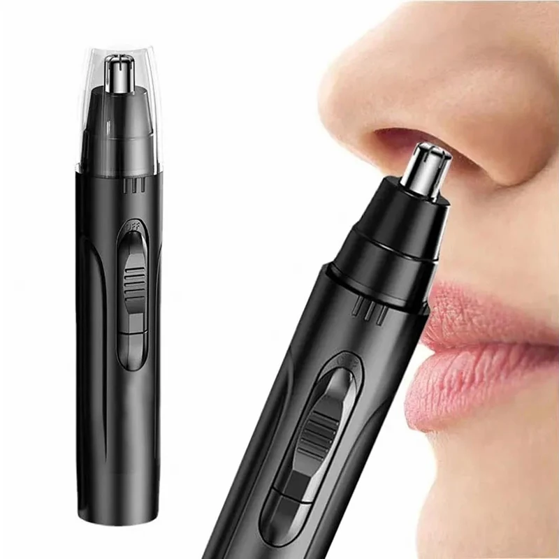 Black Electric Nose Hair Trimmer Pocket Ear and Nose Hair Trimmer Painless Nose Hair Trimmer Clipper ﻿For Men And Women 4
